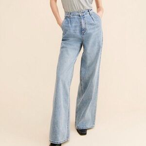 AFRM Turner Baggy Denim Wide Leg Jeans